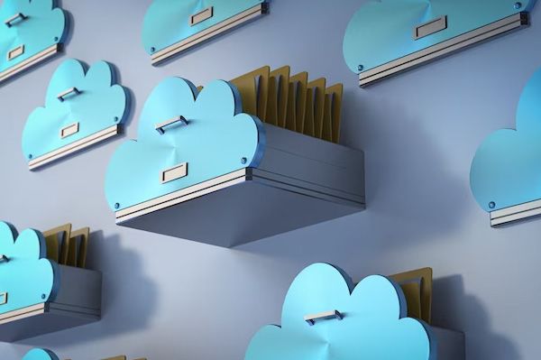 File drawers shaped like clouds
